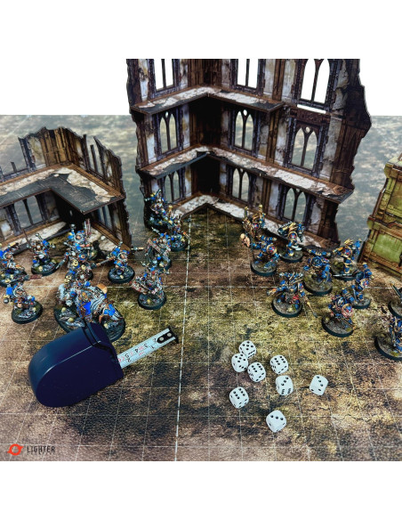 Alfombrilla de Batalla Cuadrícula Lighter Creative 116.84x157.48cm