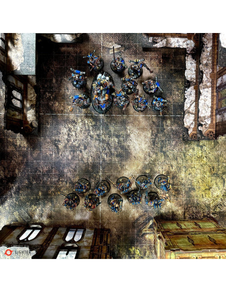 Alfombrilla de Batalla Cuadrícula Lighter Creative 116.84x157.48cm