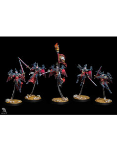 Miniatura Pintada Escuadrón Zephyrim Adepta Sororitas Wargaming 2