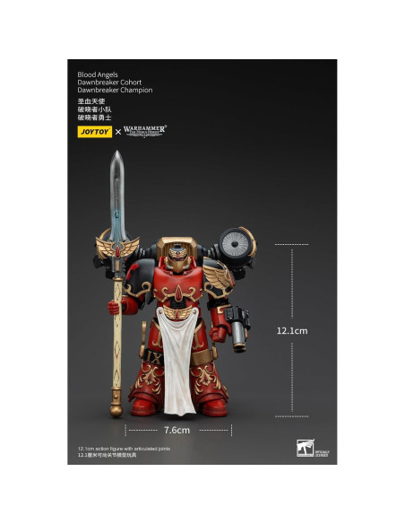 Figura de Acción JoyToy Warhammer 40K Campeón Dawnbreaker 1:18 Figura de Acción JoyToy Warhammer 40K Campeón Dawnbreaker 1:18