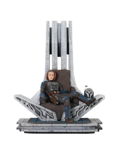 Estatua Bo-Katan en el Trono 35.56 cm Gentle Giant Star Wars