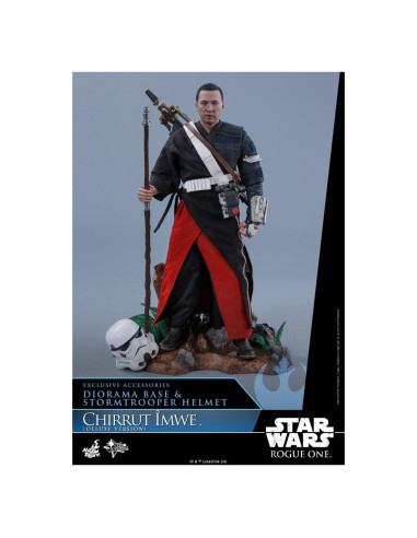 Figura de Acción Chirrut Imwe Deluxe Hot Toys 30.48 cm Star Wars