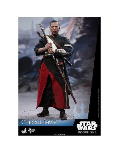 Figura de Acción Chirrut Imwe Deluxe Hot Toys 30.48 cm Star Wars