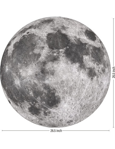 Rompecabezas Antílope 1000 Piezas Espacial Luna Alta Resolución