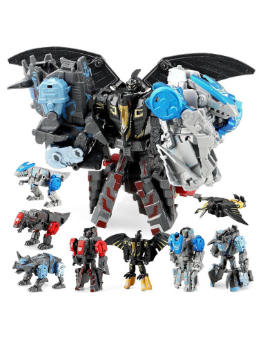 Juguete Dinosaurio Robot Transformable JONEG 11 en 1 - 218g