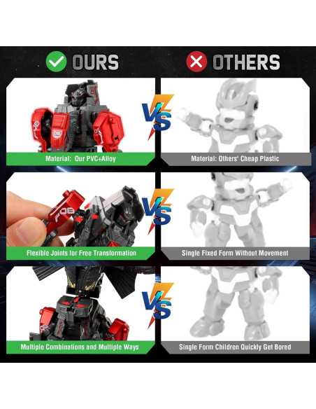 Juguete Dinosaurio Robot Transformable JONEG 11 en 1 - 218g Juguete Dinosaurio Robot Transformable JONEG 11 en 1 - 218g