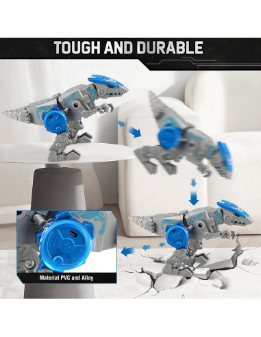 Juguete Dinosaurio Robot Transformable JONEG 11 en 1 - 218g