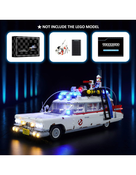 Kit de Luz LED YEABRICKS para Lego 10274 ECTO-1