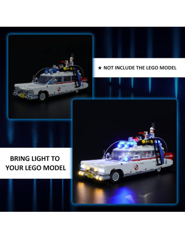 Kit de Luz LED YEABRICKS para Lego 10274 ECTO-1