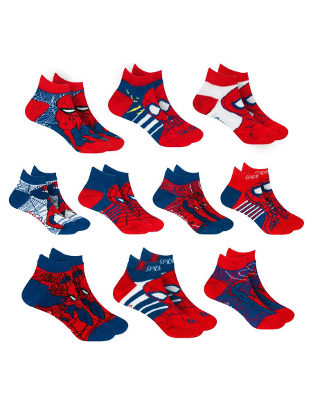 Calcetines Cortos Marvel Spider-man para Niños - 10 Pares