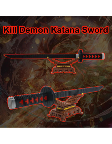 Kit de Construcción Espada Demonio Asesino BEEGO 784 Piezas