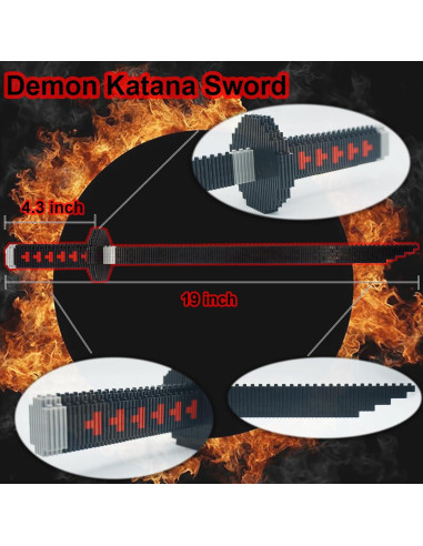 Kit de Construcción Espada Demonio Asesino BEEGO 784 Piezas