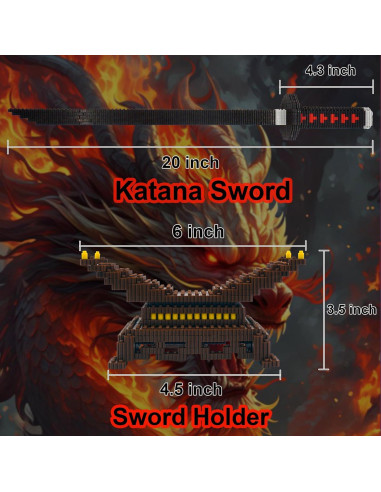 Kit de Construcción Espada Demonio Asesino BEEGO 784 Piezas