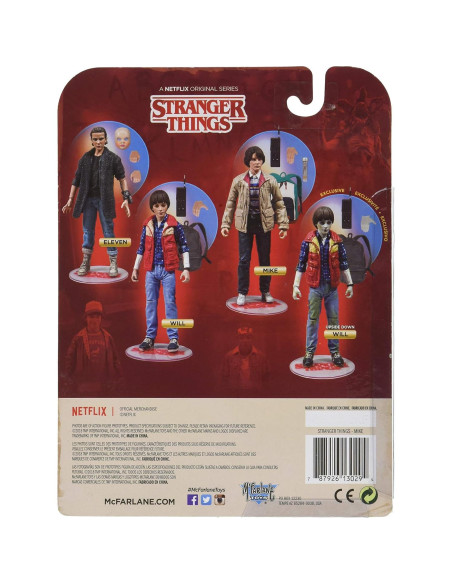 Figura de acción Mike Wheeler McFarlane Toys Stranger Things Figura de acción Mike Wheeler McFarlane Toys Stranger Things