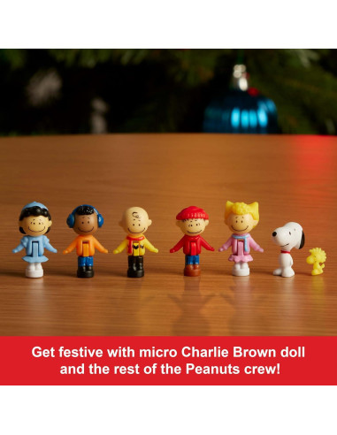 Polly Pocket x Peanuts Compacto Coleccionista con 6 Muñecas y 7 Accesorios