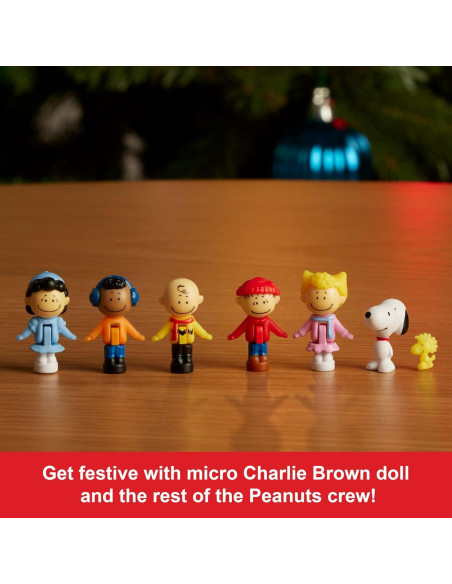 Polly Pocket x Peanuts Compacto Coleccionista con 6 Muñecas y 7 Accesorios