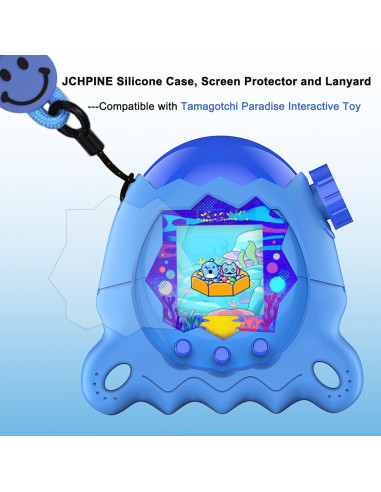 Funda de Silicona JCHPINE para Tamagotchi Paradise Azul
