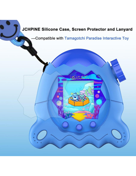 Funda de Silicona JCHPINE para Tamagotchi Paradise Azul
