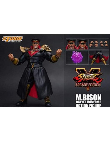 Figura de Acción Storm Collectibles M. Bison Street Fighter V 1/12