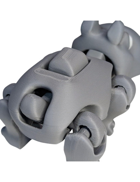 Juguete Antiestrés Herbert el Hipopótamo Articulado 12cm