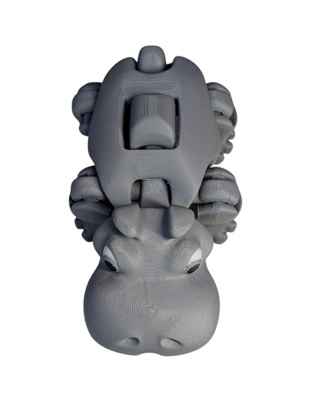 Juguete Antiestrés Herbert el Hipopótamo Articulado 12cm