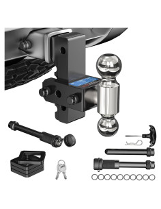 Enganche de Remolque Ajustable DEWOT TH-01 12,500 lbs Aluminio