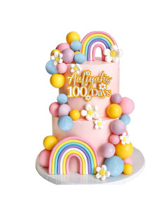 35 PCS Adornos para Pasteles Boho Groovy DRWATE con Flores