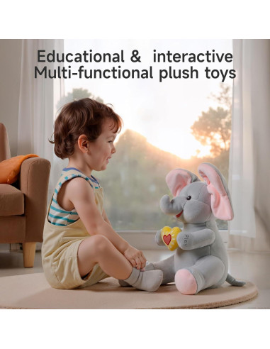 Juguete Elefante Peek a Boo eJog Pup Interactivo Musical