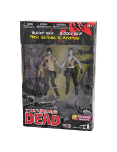 Figura de Acción McFarlane The Walking Dead Rick y Andrea 2-Pack