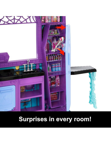 Casa de Muñecas Hotel Boo-tique Monster High 3.90 kg 46.8x75.0x41.2 cm