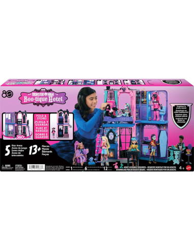 Casa de Muñecas Hotel Boo-tique Monster High 3.90 kg 46.8x75.0x41.2 cm