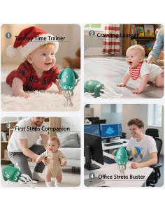 Juguete de Pulpo Eléctrico FE01 para Bebés 0-6 Años 2