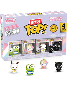 Funko Pop! Bitty Sanrio - Keroppi, Hello Kitty, Pochacco - 4 Figuras 2