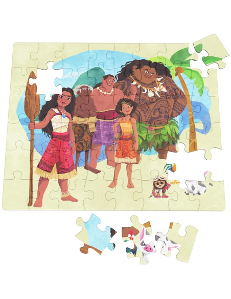 Rompecabezas Moana 2 Disney Spin Master 48 Piezas en Lata