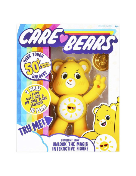 Figura Interactiva Care Bears Oso Funshine 12.7cm