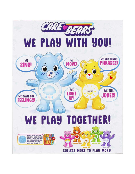 Figura Interactiva Care Bears Oso Funshine 12.7cm