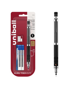 Lápiz Mecánico Uniball Kuru Toga Elite 0.5mm Cuerpo Metal