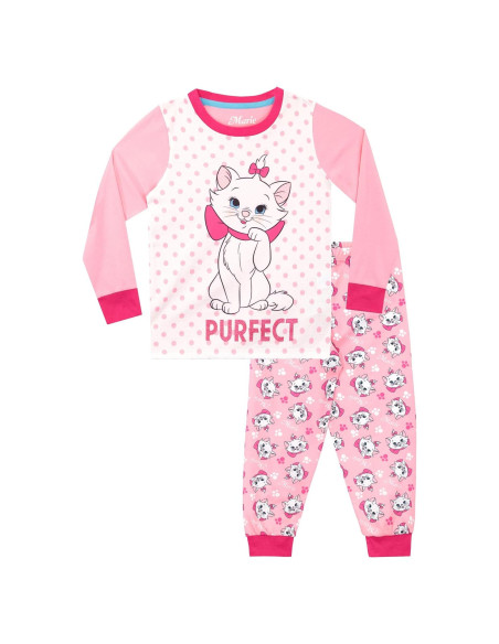 Pijamas para Niñas Disney Aristocats Marie Rosa 10 años