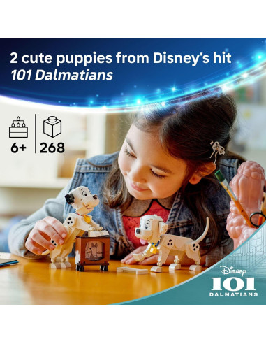 LEGO Disney 101 Dálmatas Lucky y Penny - Juguete 268 Piezas