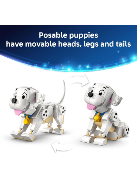 LEGO Disney 101 Dálmatas Lucky y Penny - Juguete 268 Piezas