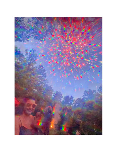 Gafas de Difracción de Fuegos Artificiales - 50 Piezas Rave