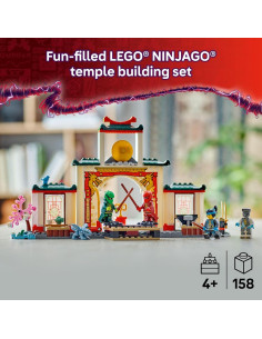 LEGO NINJAGO Templo Ninja Spinjitzu 71831 - Juguete 4+ con 4 Minifiguras 2