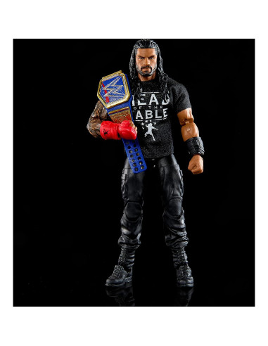 Figura de Acción WWE Elite Mattel Roman Reigns 15 cm Articulada