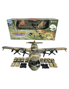 Avión de Carga Militar C130 Toy Essentials 54.6 cm con Bombas