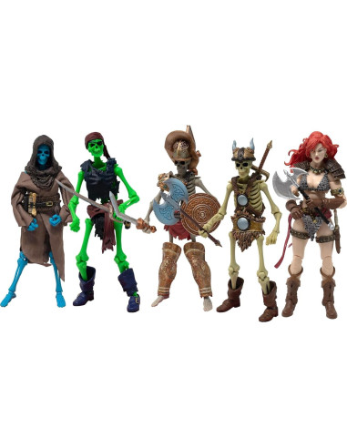 Set de 5 Figuras de Acción Red Sonja Boss Fight Studio 1:12