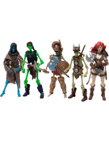 Set de 5 Figuras de Acción Red Sonja Boss Fight Studio 1:12