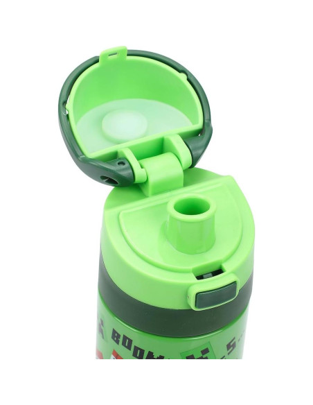 Botella de Agua Acero Inoxidable Bioworld Minecraft 710 ml