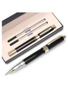 Bolígrafo de Lujo YIVONKA Negro 0.5mm Set Regalo Ejecutivo