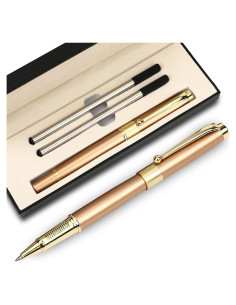Bolígrafo de Lujo YIVONKA Oro Rosa 0.5mm Recarga Negra