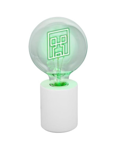 Lámpara de Neón LED Creeper Minecraft Paladone E27 Verde